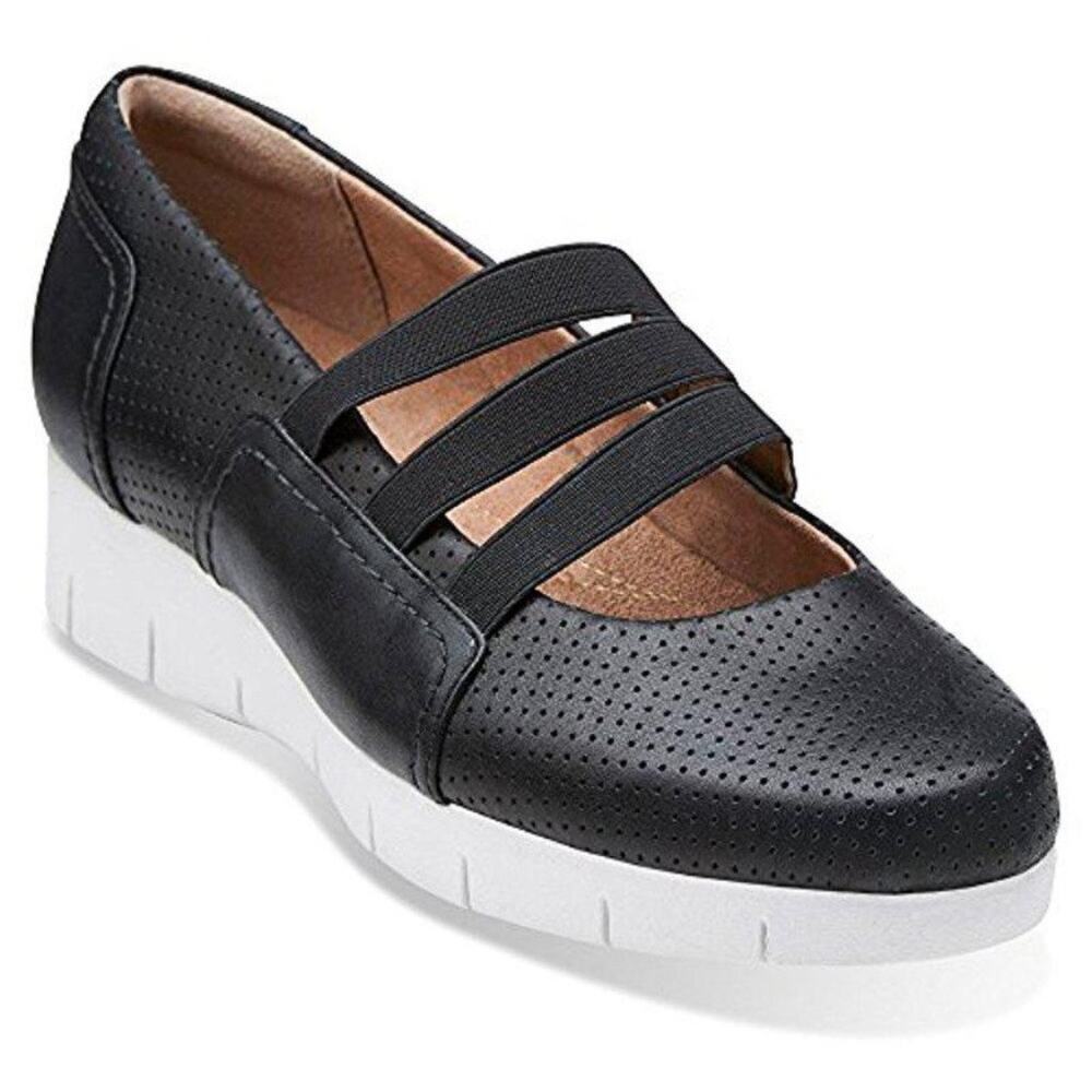 Clarks Women’s Artisan Daelyn City Mary Jane Comfort‎ Ballet Flat Black Size 8.5